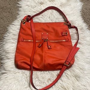 HENRI BENDEL Large‎ Jetsetter Messenger Crossbody/Shoulder Bag In Poppy